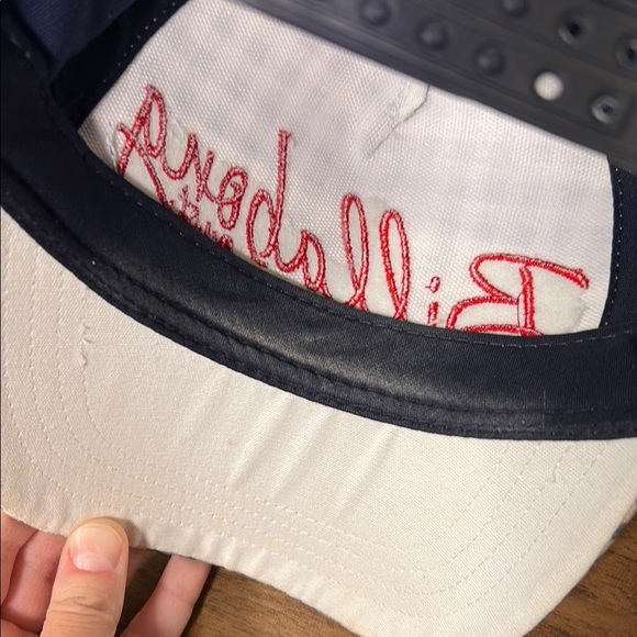 Billabong Australia Blue and White checkered snap back Hat Classic Style - Picture 9 of 11